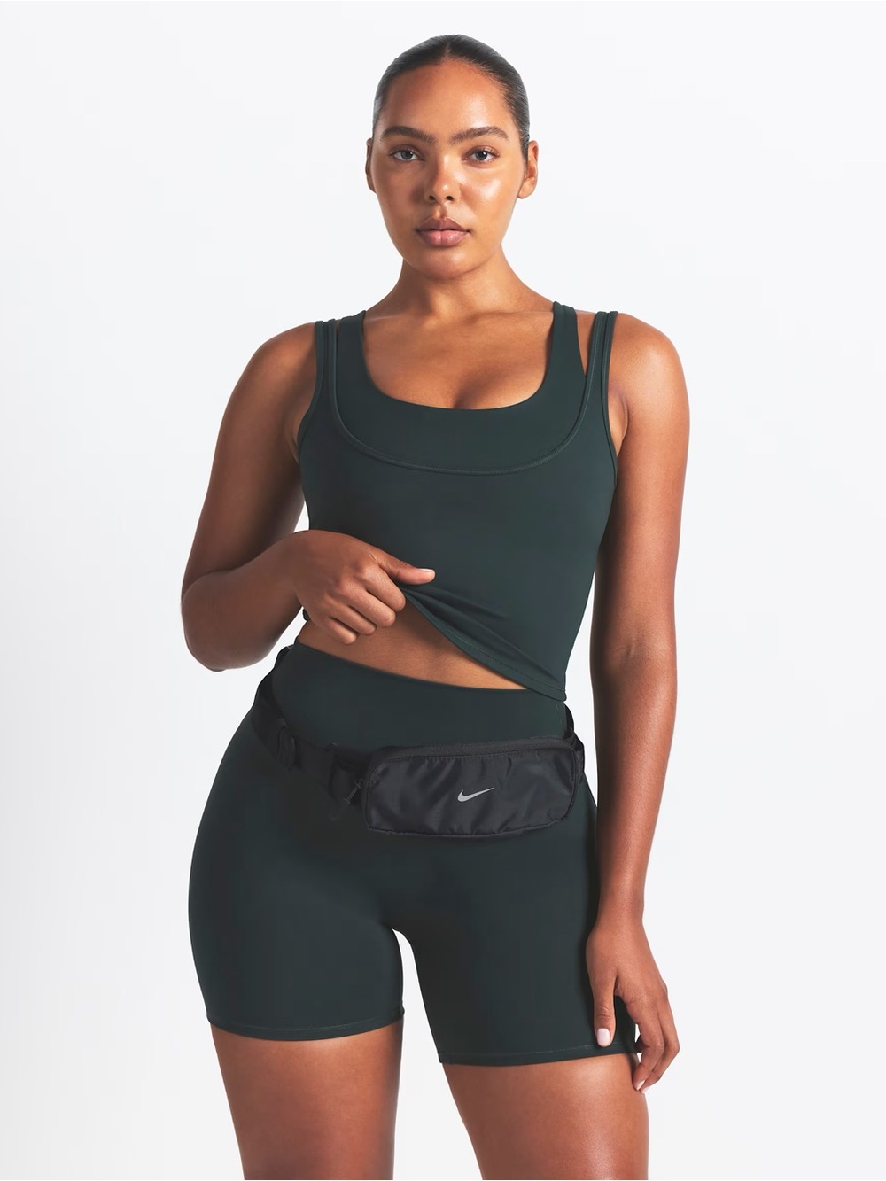 Nike SKIMS NEW WITH TAGS Dark Teal Double-Strap Athletic Tank SIZE XL